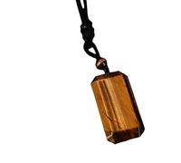 Whltzf Collar con colgante de piedra de longitud versátil, diseños ergonómicos para comodidad durante todo el día, collar de piedra para pieles sensibles, talla única, como se describe, como se