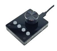 Whltzf Controladores de perilla de volúmenes USB, controladores de sonido multimedia, programación, volúmenes remotos, teclados, adaptador, configuración de software