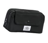 Whltzf Estuche multiusos de tela resistente con diseños elegantes, suministros de oficina, accesorio para el hogar, estuche profesional de gran capacidad, Black