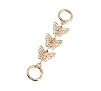 Whltzf Extensión de bolsa de cadena ajustable con cierre de mariposa para personalizaciones de longitud de collar, elegante cadena extensora de joyería, talla única, como se describe, como se describe