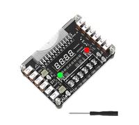 Whltzf Insertar Lateral 24pin 12port USB 3A 3.3V 5V 12V -12V Voltajes Salida Break out Board Y Kits Caja Acrílica Caso Acrílico