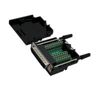 Whltzf Módulo Placa Femenina DB25 Sin Soldadura 25 Adaptador Puerto Potencia para Terminales E Integración Transmisión Adaptador Comunicación En Serie