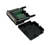 Whltzf Módulo Placa Femenina DB25 Sin Soldadura 25 Adaptador Puerto Potencia para Terminales E Integración Transmisión Adaptador Comunicación En Serie