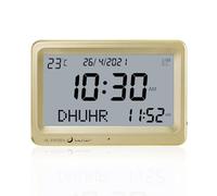 Whltzf Oración Digital Azan Oración Reloj LCD LCD Reloj Montaje ABS ALMACIÓN