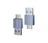 Whltzf Paquete 2 PCS USB 3.1 Estándar Cype C Estándar A Adaptador USB Conector Carga Transferencia Datos Rápidos Y Amplia Compatibilidad Gray Amplia Compatibilidad