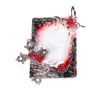 Whltzf Protector de tarjeta gótica rojo sangre para coleccionistas, funda protectora contra arañazos con tecnología de ajuste precised