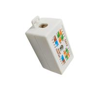 Whltzf RJ45 Caja Salida Montaje CAT6 Cajas Junction Ethernet Cajas Red Montaje Pared para Cat6 Networking Cable En Línea Acoplador Acoplador Ethernet Adaptador Redes Redes Ethernet