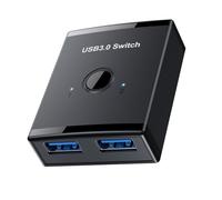 Whltzf Selector del Conmutador USB3.0 Selector USB 1 En 2 out 2 En 1 Switcher out Bidireccional 2 Computación Compartir 1 Dispositivo para Conmutador Bidireccional Impresora