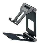 Whltzf Soporte Plegable Portable Teléfono Móvil Soporte Teléfono Móvil Cuna Tapicapia del Teléfono Celular Desktop Angeles Muelle Altura Soporte Ajustable Aluminio Dock