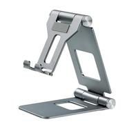 Whltzf Soporte Plegable Portable Teléfono Móvil Soporte Teléfono Móvil Cuna Tapicapia del Teléfono Celular Desktop Angeles Muelle Altura Soporte Ajustable Aluminio Dock