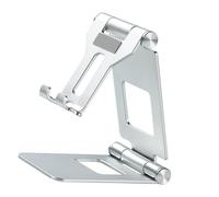 Whltzf Soporte Plegable Portable Teléfono Móvil Soporte Teléfono Móvil Cuna Tapicapia del Teléfono Celular Desktop Angeles Muelle Altura Soporte Ajustable Aluminio Dock