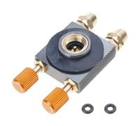 Whltzf Tanques de propano Convertidor de tubo de repuesto para tanques planos, válvulas de llenado e inflado, adaptador de tanques de estufa, adaptador de recarga de propanos