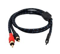 Whltzf Typec A 2 Cable USBC A 2RCA Cable Extensión Conversión HiFi Cable Calidad Sonido Typec Cable