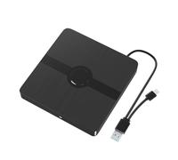Whltzf Unidades de DVD externas para portátil USB 3.0 USB C reproductor de DVD para laptop, unidades de disco ROM, grabadora de DVD portátil, lector de VCD