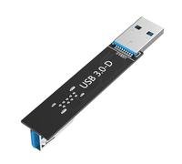 Whltzf Velocidad Rápida USB3.0 D Director Extensor Extensiones Macho A Femenino 90 Grados para Conexión PC Y Aplicaciones Uso General Adaptador USB Masculino A Mujer