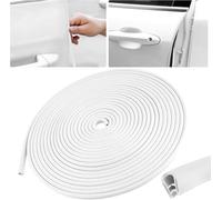 WHLXQ Tira Sellado de Puerta Goma para Mazda CX30 CX-30, Protector de Borde demarco de Puerta de Coche U Forma, Sello Parachoques,B/White