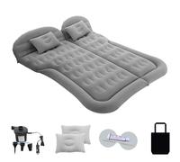 WHLYQF Colchón Inflable Coche para Toyota Corolla Touring Sports Wagon, Inflable con Bomba y 2 Almohadas para Descanso de Dormir Camping al Aire Libre,C/Grey
