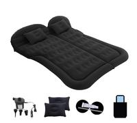 WHLYQF Colchón Inflable Coche para Toyota Corolla Touring Sports Wagon, Inflable con Bomba y 2 Almohadas para Descanso de Dormir Camping al Aire Libre,B/Black