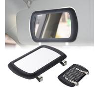 WHLYQF Espejo Parasol Coche, para Peugeot Partner I II III Rifter Espejo Cosmético del Coche de Acero Inoxidable, para Parasol, Respaldo de Asiento