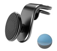 WHLYQF Soporte MóVil Coche para Lexus NX300h RX450h-L LX470 LX570 GX470 GXOR, Iman Soporte de TeléFono MóVil MagnéTico RotacióN MagnéTica de 360°,A/Black