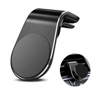 WHLYQF Soporte MóVil Coche para Lexus NX300h RX450h-L LX470 LX570 GX470 GXOR, Iman Soporte de TeléFono MóVil MagnéTico RotacióN MagnéTica de 360°,C/Black