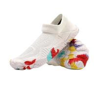 Whmowvn Zapatos de agua para mujer, zapatos descalzos impermeables, suaves y ligeros, zapatos de trail running, zapatos anchos de cinco dedos, suela antideslizante, zapatos de fitness, secado rápido