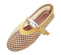 Whmowvn Zapatos planos para mujer elegantes - Zapatos de barco cerrados Slip On Zapatos de madre elegantes y cómodos zapatos de noche huecos Zapatos de vestir ligeros transpirables zapatos de fiesta