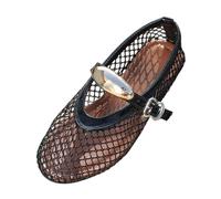 Whmowvn Zapatos planos para mujer elegantes - Zapatos de barco cerrados Slip On Zapatos de madre elegantes y cómodos zapatos de noche huecos Zapatos de vestir ligeros transpirables zapatos de fiesta