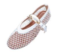 Whmowvn Zapatos planos para mujer elegantes - Zapatos de barco cerrados Slip On Zapatos de madre elegantes y cómodos zapatos de noche huecos Zapatos de vestir ligeros transpirables zapatos de fiesta