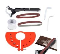 Whnbuij Afilador de brocas de amoladora angular, accesorio de molienda eléctrico, afilador de brocas de precisión, afilador portátil multiusos con soporte para todas las brocas