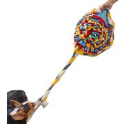 Whnbuij Alfombrilla de olfateo para perros, alfombrilla de olfateo para perros en forma de caramelo, juguetes de enriquecimiento para perros, tapete interactivo portátil para forrajear