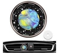 Whnbuij Ambientador de aire para coche, clip de ventilación de planeta, diseño de planeta, para coches, fragancias de coche, eliminador de olores, accesorios de decoración