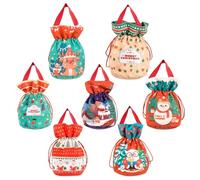 Whnbuij Bolsas de dulces para golosinas, bonitas bolsas con cordón vívidas, y cómodas para Navidad, cumpleaños, Año Nuevo, Pascua, familiares, amigos, colegas