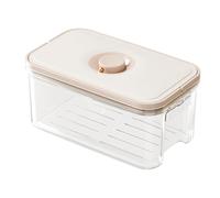 Whnbuij Caja de conservación para refrigerador, caja transparente para verduras, almacenamiento de alimentos portátil con tapas herméticas para picnic, camping, escuela, fiesta