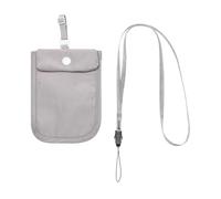 Whnbuij Cartera de Sujetador bajo Cubierta - Bolsillo Oculto con Correa elástica Ajustable, Bolsa de Sujetadores de Solapa |, Gris, riferimento Alla descrizione, Consulte la descripción