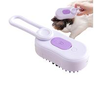 Whnbuij Cepillos de vapor para gatos", cepillo de vapor para pelo de gato, cepillo de vapor 3 en 1 para mascotas, peine autolimpiante para perros y gatos para eliminar el vuelo largo y corto