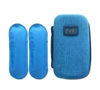 Whnbuij Cooler Travel Case Temperature Display Medication Storage Insulated