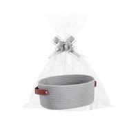 Whnbuij de cuerda - pestaña plegable resistente, contenedor elegante | Caja de de cuerda gruesa, caja de almacenamiento lavable, soporte de suministros para mascotas, organizador de revistas y toa