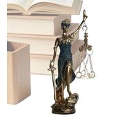 Whnbuij Escultura femenina | Decoración de mesa vintage, símbolo de justicia y equidad | para el hogar, salón, estantería, repisa de chimenea, entrada, evento