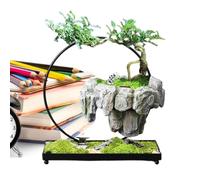 Whnbuij Floating Planter 360 Degree Rotating Display Rack Levitating