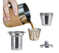 Whnbuij Juego de té de viaje - Juego de ceremonia de té de Kung Fu - Kit de herramientas portátil de acero inoxidable con tazas divisoras y bolsa, suministros de cocina para el hogar, picnic al aire