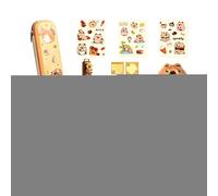 Whnbuij Juegos de Papelería | Recompensas de Tema de Capibara para el Aula,Kit de Papelería Estudiantil - para Niño/Niña//Adolescente/Hijo/Hija/Familia/Amigo/Jardín de