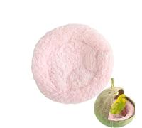 Whnbuij Nido de Algodón para Pájaros - Estera de nido Caliente del Loro de Coco de Coco ligero | Herramienta de sueño de pájaros con borde engrosado para el boyou