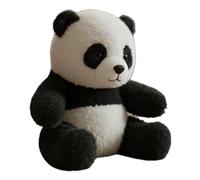 Whnbuij Panda peluche - 21 x 15 x 13 cm Cojín gigante, compañero de | Decoración de osos de grandes dimensiones, acogedor compañero de vivero, favorito para disfrutar adorable de juego en la sala