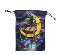 Whnbuij - para Tarjetas de Tarot con cordón de 13 x 18 cm, de Almacenamiento portátil para Juegos de oráculo, Dados y Accesorios de adivinación pagana.