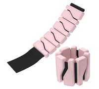Whnbuij Pesas de tobillo para mujer, 2 pulseras de pesas de silicona, equipo de pilates ajustable, pulsera de ejercicio, correa de muñeca de silicona para entrenamiento de fuerza