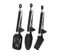 Whnbuij Pinzas de cocina | 3 Piezas clip resistente al calor para Ensalada con Puntas Silicona -, buffet, catering, exterior, patio, camping, hogar,