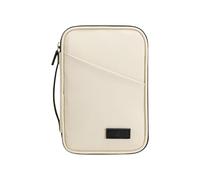 Whnbuij Portapasaporte de Viaje - Organizador Compacto para pasaportes, Tarjetas y Elementos Esenciales de Viaje | Pasaporte Familiar Impermeable con asa, Elegante Cartera con Bloqueo, para