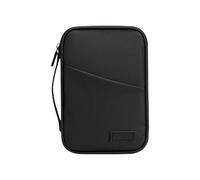Whnbuij Portapasaporte de Viaje - Organizador Compacto para pasaportes, Tarjetas y Elementos Esenciales de Viaje | Pasaporte Familiar Impermeable con asa, Elegante Cartera con Bloqueo, Funda para