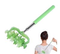 Whnbuij Rodillo de masaje retráctil, barra de masaje ajustable, masajeador corporal para cuello, brazos, piernas, espalda, herramientas de masaje manual para relajación muscular